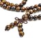Jovivi Tibetan 6mm 8mm 108 Natural Tiger Eye Gemstone Beads Prayer Mala Bracelet Necklace